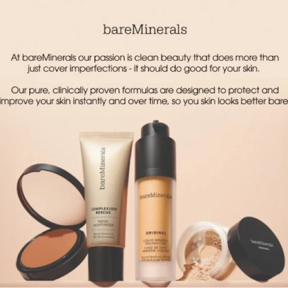 bareMinerals Original Liquid Mineral Foundation Broad Spectrum Spf 20 sunscreen